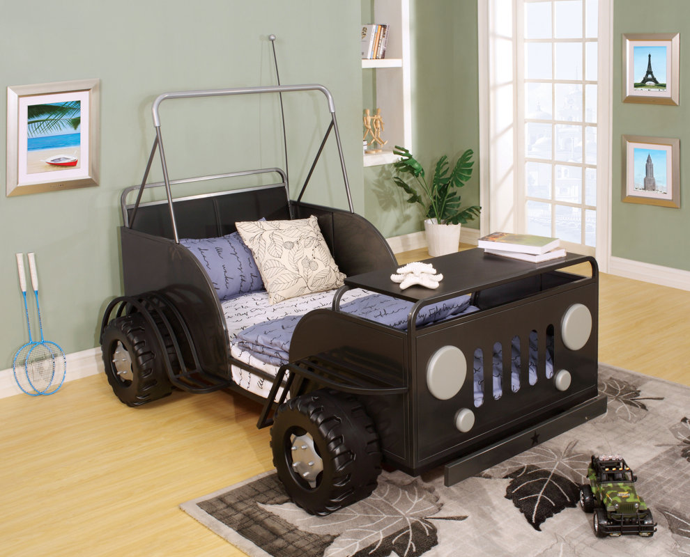 Zoomie Kids Amiya Double Car Bed & Reviews Wayfair